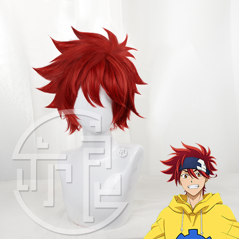 Anime Cosplay Red Hair - Anime SK8 the Infinity Reki Cosplay