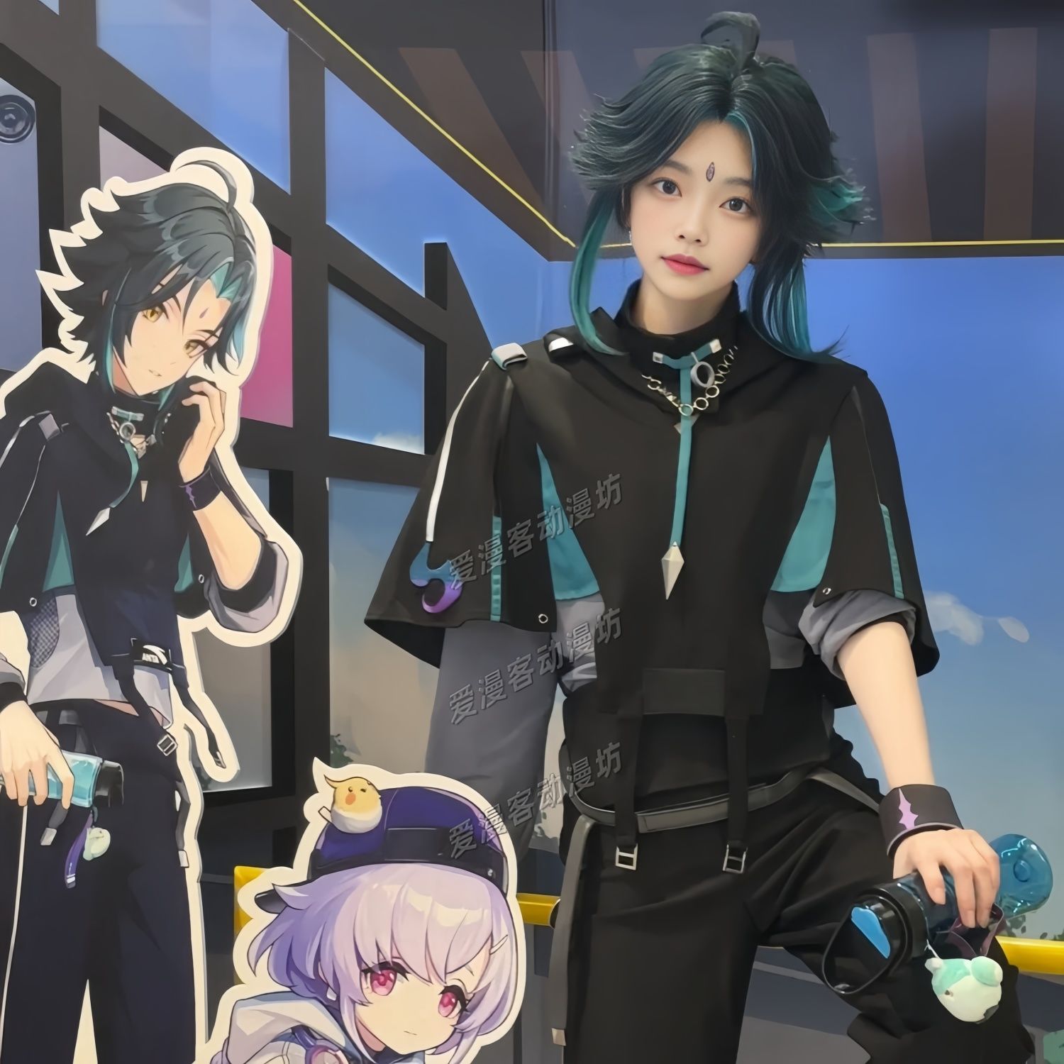 Anime Cosplay Male - Halloween XIAO Costumes Game Genshin Impact