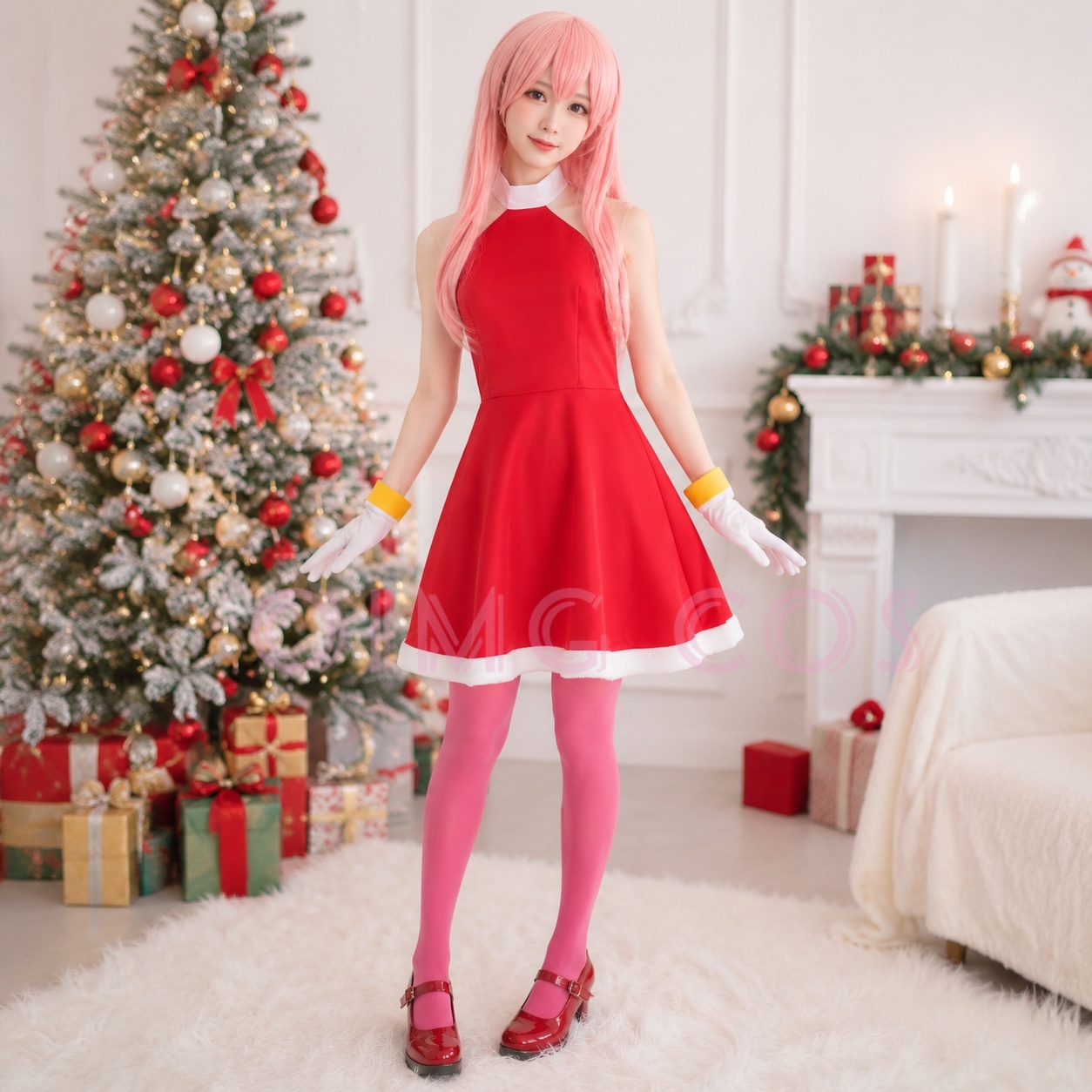 Anime Cosplay Girl Costume - Amy Rose Cosplay Costume Adult Carnival
