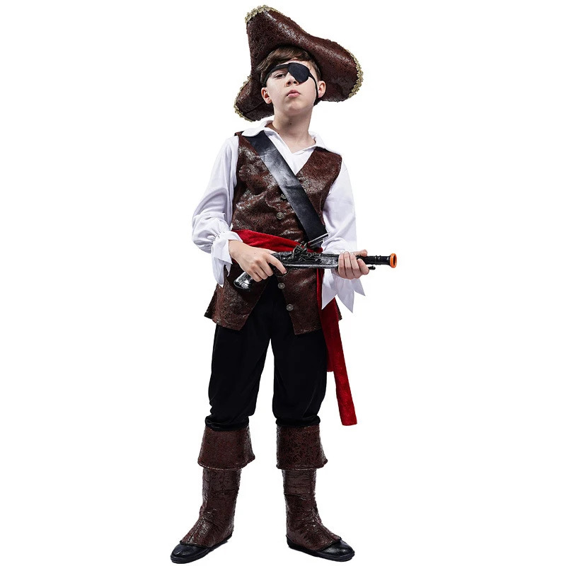 Anime Cosplay Youtube Shorts - Halloween Costume Boys Pirate Cosplay Pirate