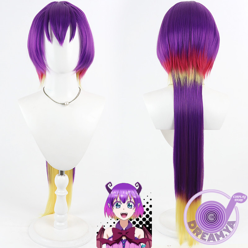 Anime Cosplay Red Hair - Kuromu Cosplay Wig Mairimashita Long Purple