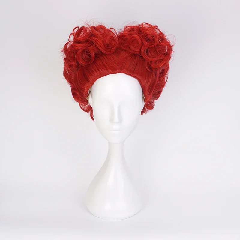 Anime Cosplay Red Hair - Alice Red Queen Cosplay Wig Queen