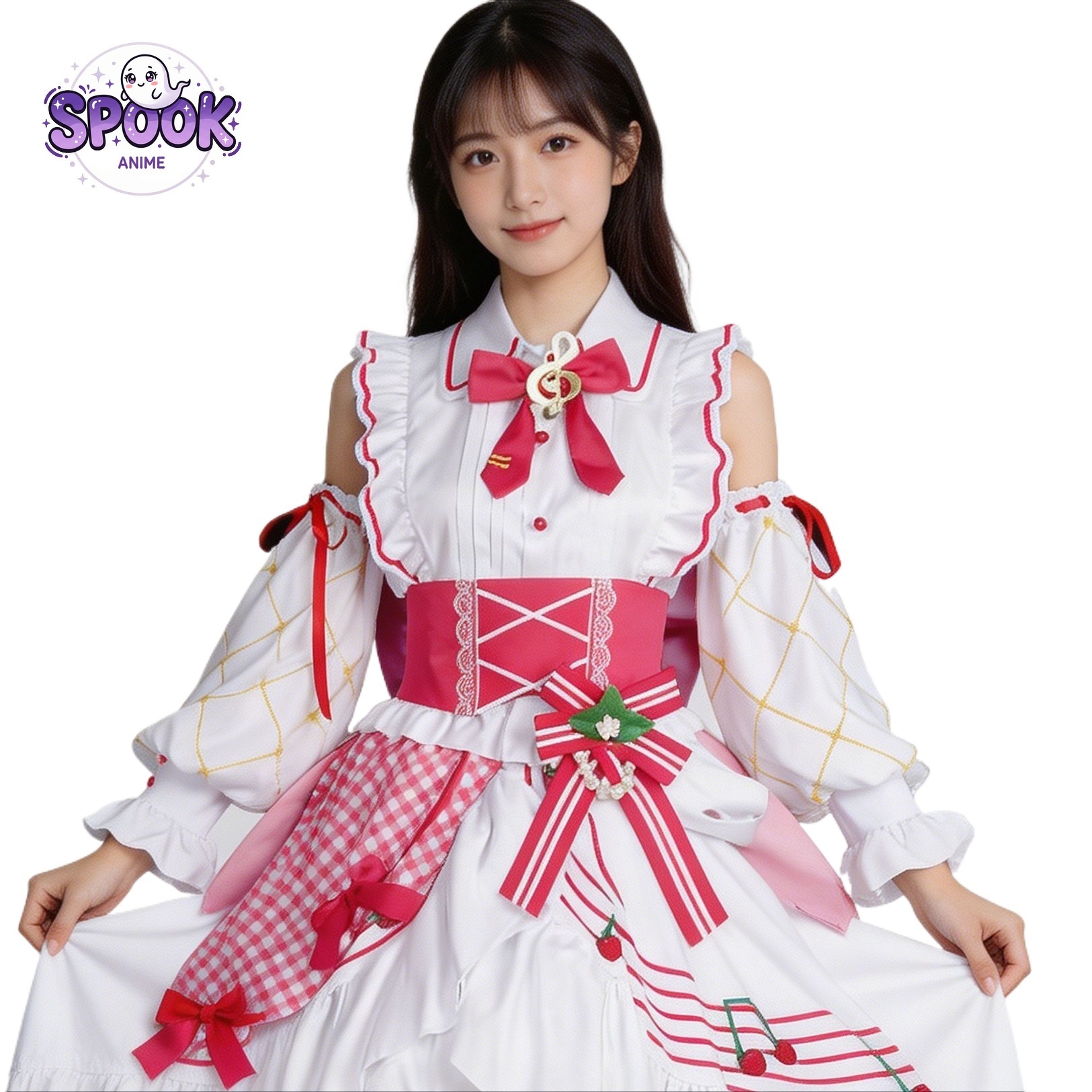 Strawberry Lolita Dress 15th A - Anime Cosplay Miku 评论和价格