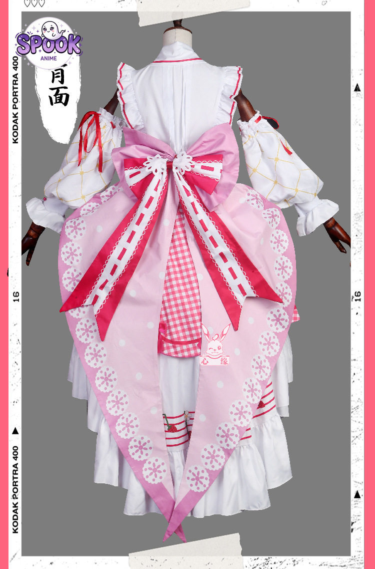 Strawberry Lolita Dress 15th A - Anime Cosplay Miku 评论和价格
