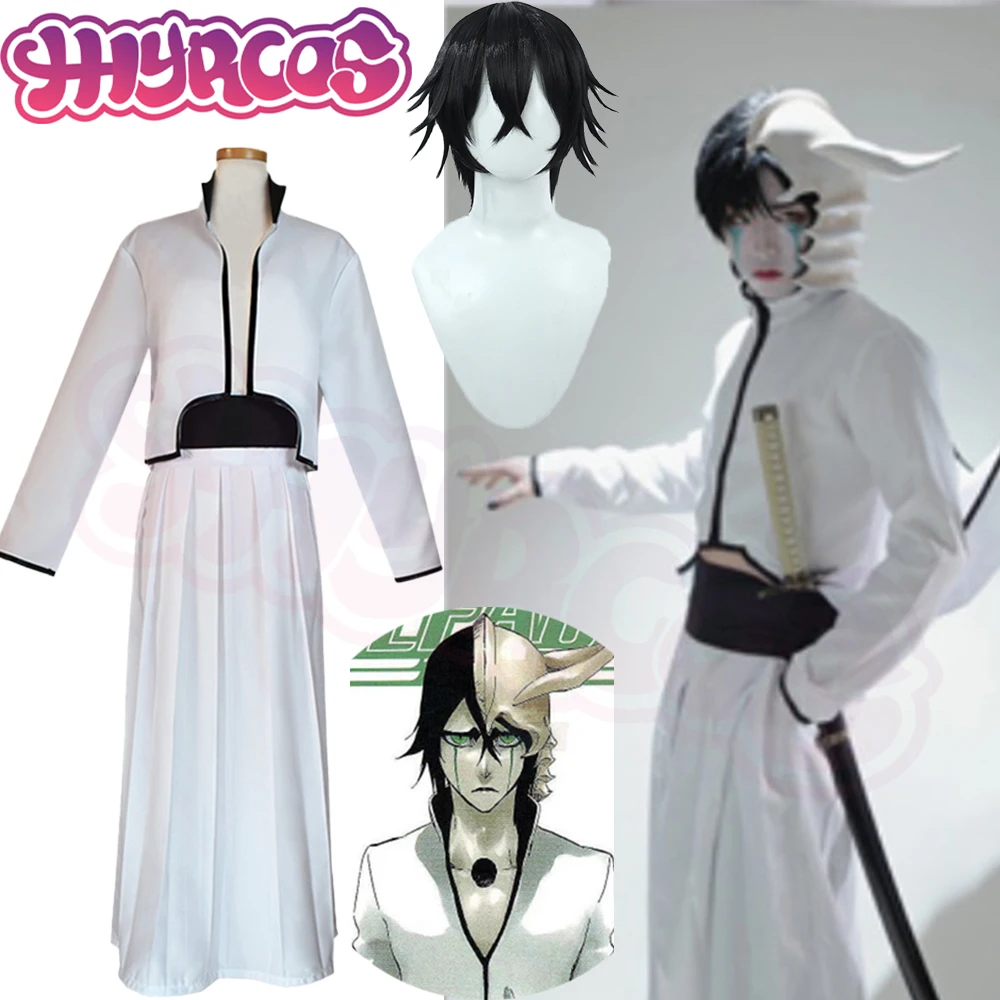 CosplayAnime Bleach Ulquiorra' - Cosplay Anime White Hair 评论和价格