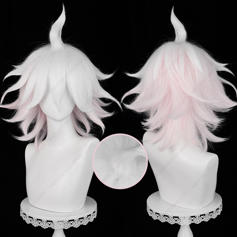 Anime Nagito Komaeda Cosplay W - Cosplay Anime White Hair 评论和价格