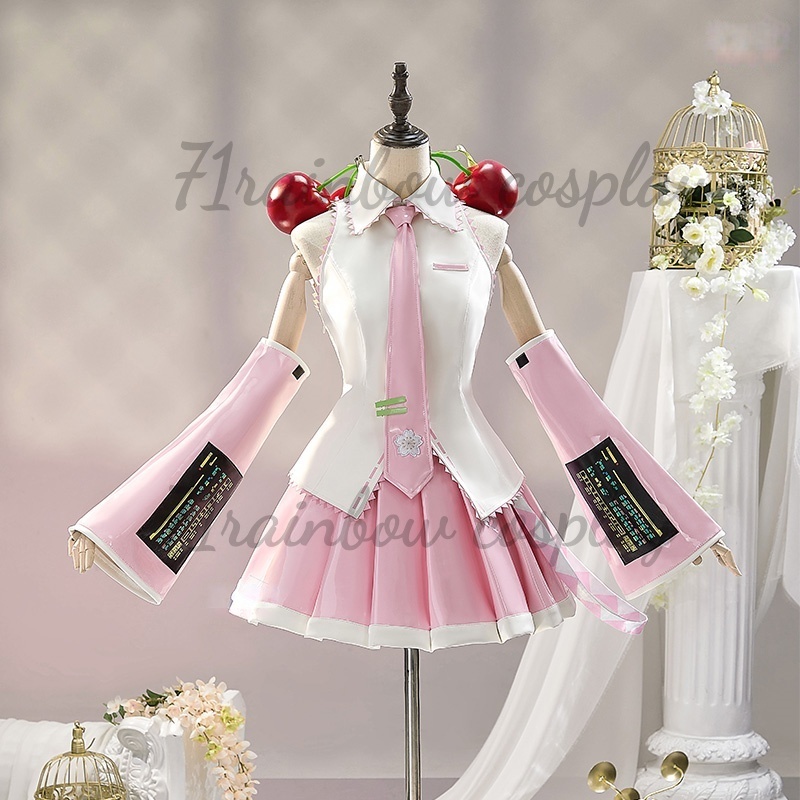 Sakura Mikuu Cosplay Costumes  - Anime Cosplay Miku 评论和价格