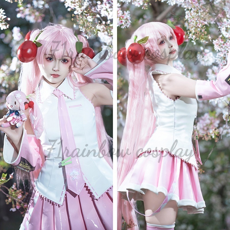 Sakura Mikuu Cosplay Costumes  - Anime Cosplay Miku 评论和价格
