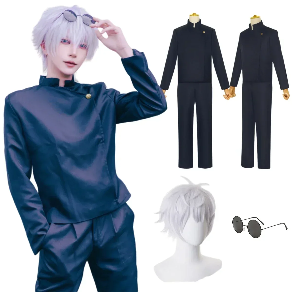 Gojo Satoru Cosplay Costumes p - Anime Cosplay Gojo 评论和价格