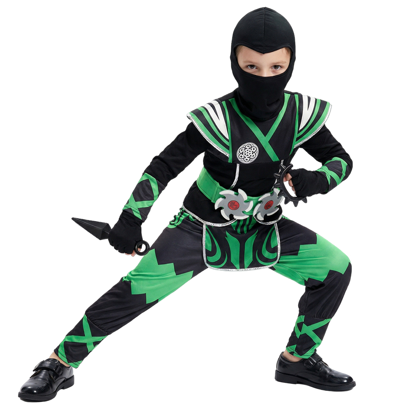 Japanese Ninja Costume Set for - Anime Cosplay Kid 评论和价格