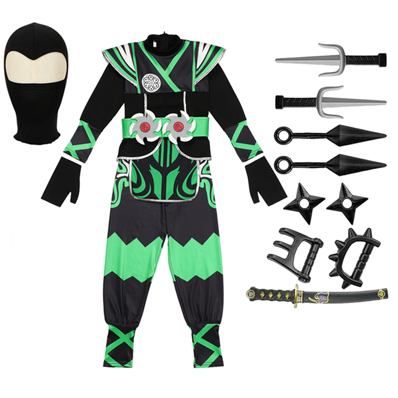 Japanese Ninja Costume Set for - Anime Cosplay Kid 评论和价格