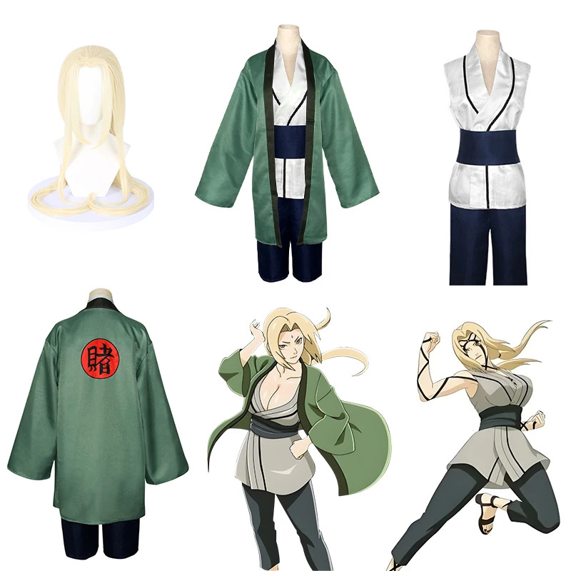 Tsunade Cosplay Costume Anime  - Anime Cosplay Youtube Shorts 评论和价格