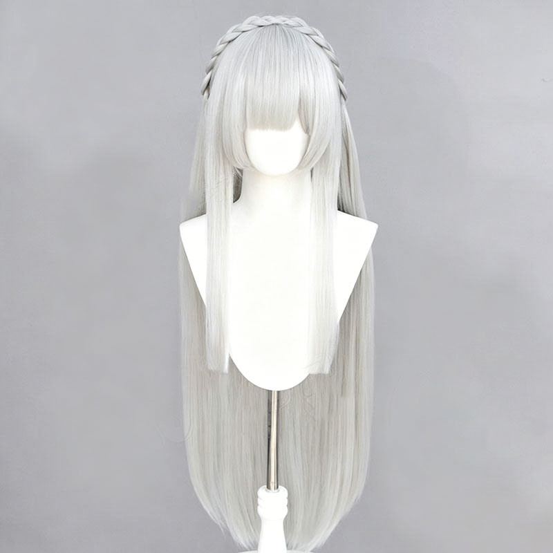 Anime Re:Zero Emilia Cosplay W - Cosplay Anime White Hair 评论和价格