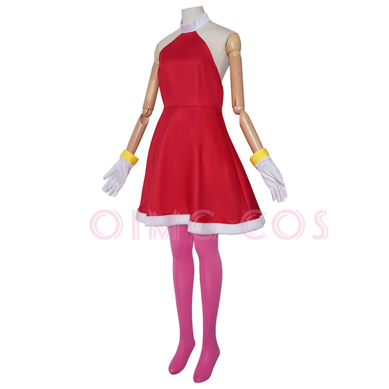 Amy Rose Cosplay Costume Adult - Anime Cosplay Girl Costume 评论和价格