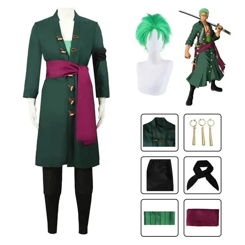 Anime Roronoa Cosplay Costume  - Anime Cosplay One Piece 评论和价格