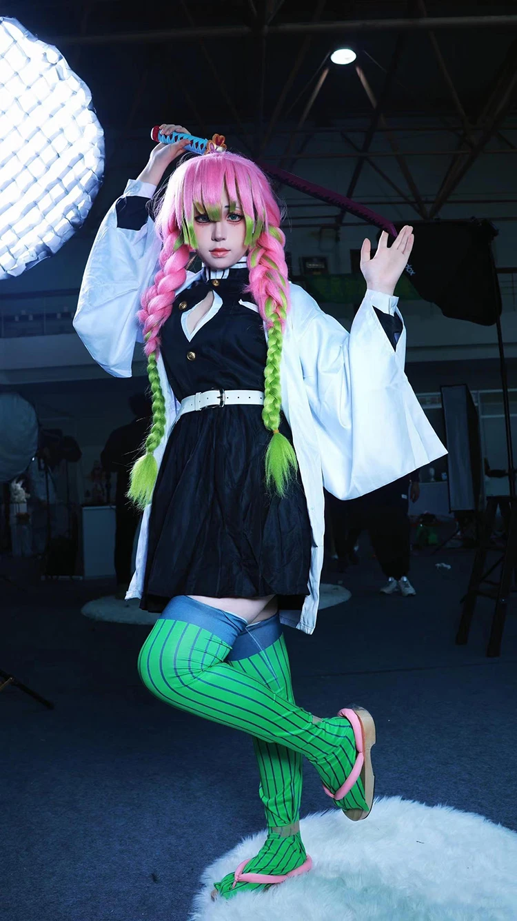 Anime Kanroji Mitsuri Cosplay  - Anime Cosplay Kid 评论和价格
