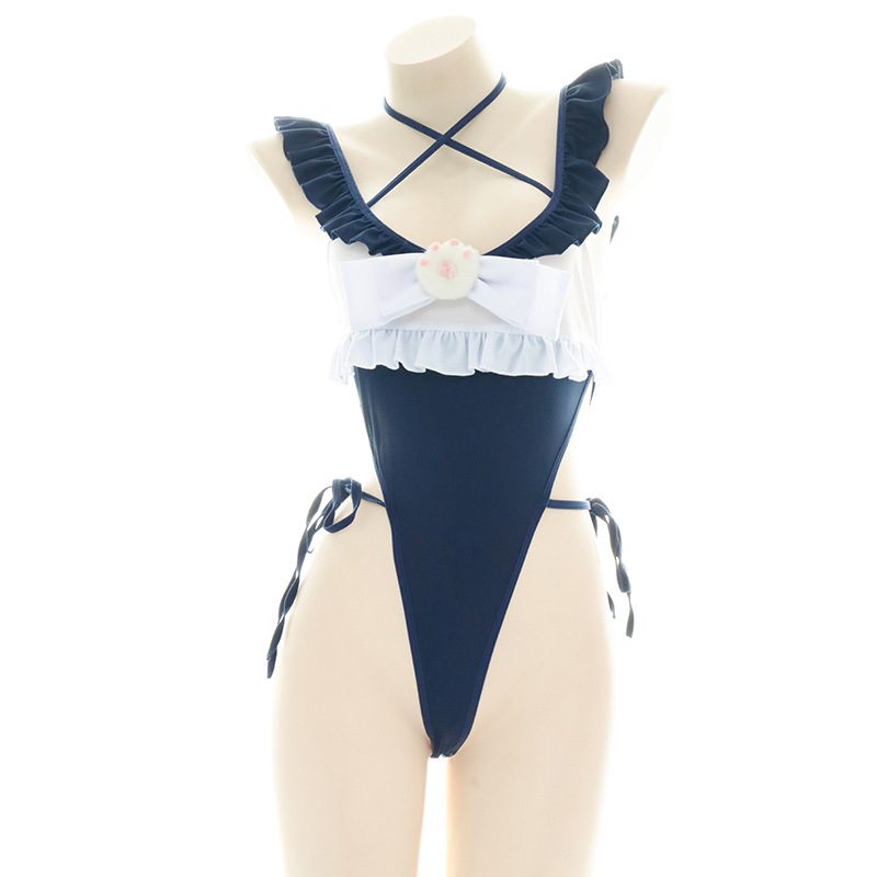 Cute Ruffled Edge One Piece Sw - Anime Cosplay One Piece 评论和价格