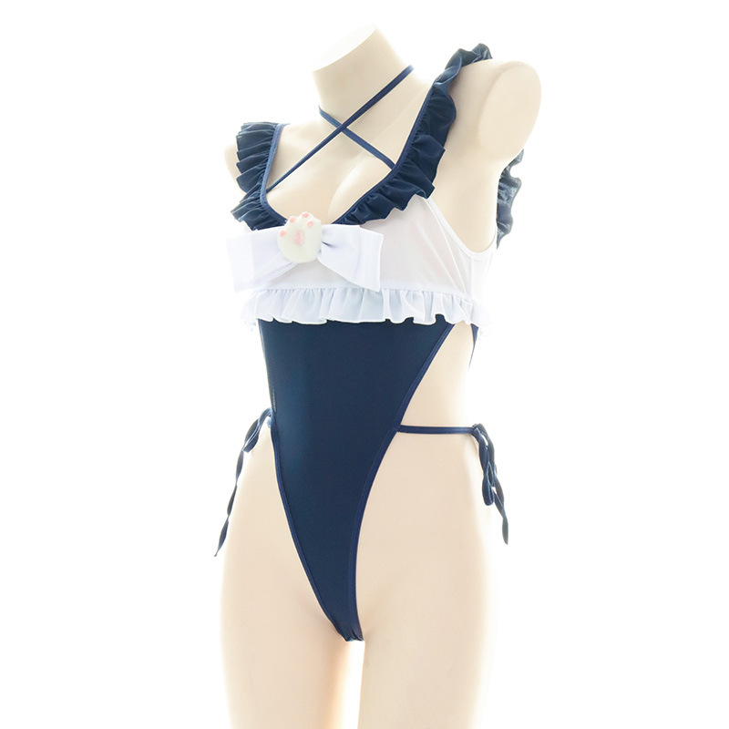 Cute Ruffled Edge One Piece Sw - Anime Cosplay One Piece 评论和价格
