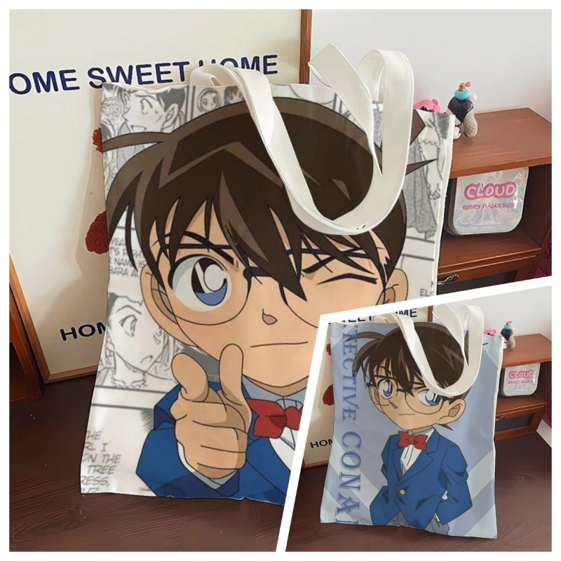 Cute Conan Anime Canvas Bag La - Anime Cosplay Shop 评论和价格