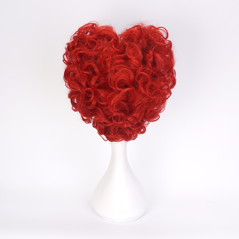 Alice Red Queen Cosplay Wig Qu - Anime Cosplay Red Hair 评论和价格
