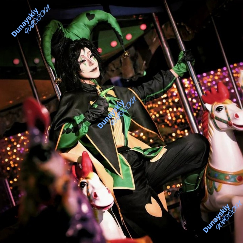 Mens Freak Circus Pierrot Clow - Anime Cosplay Expo 2025 评论和价格