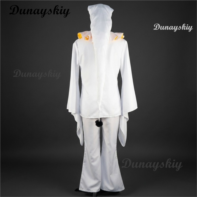 Pierrot Freak Party White Clow - Cosplay Anime White Hair 评论和价格