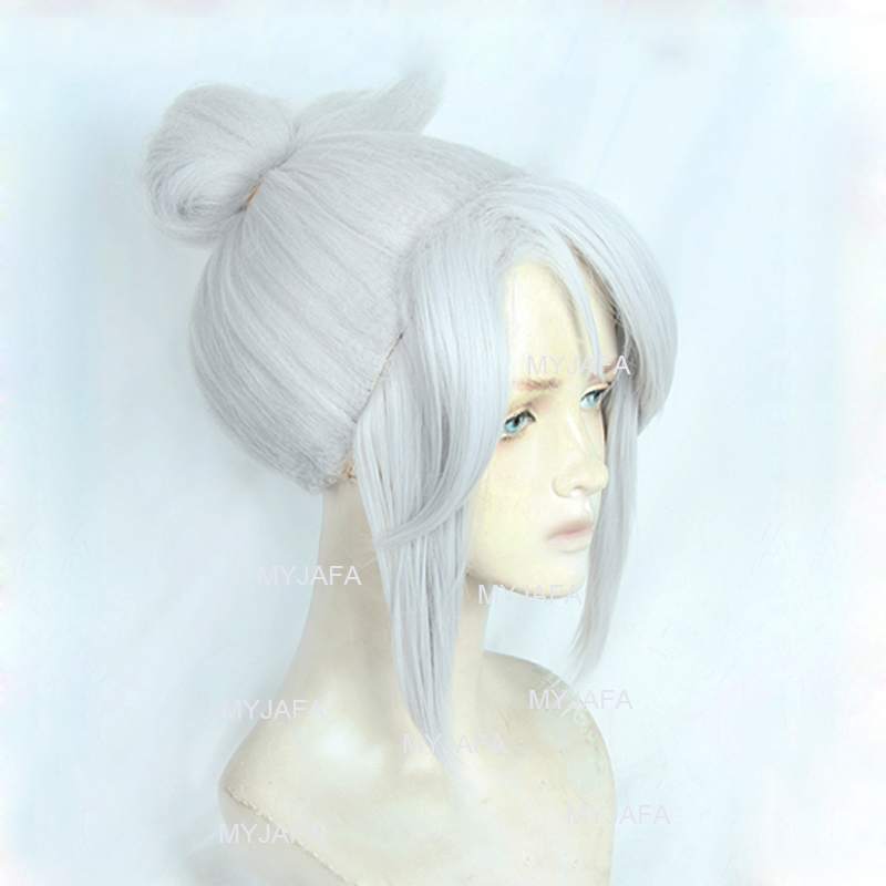 High Quality Jett Cosplay Wig  - Cosplay Anime White Hair 评论和价格
