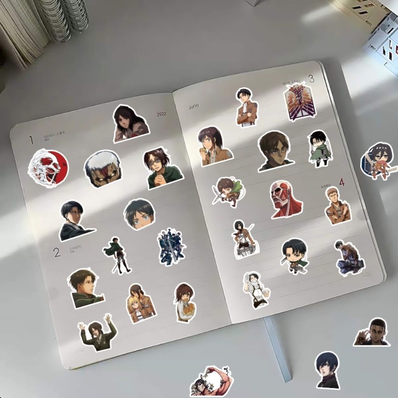 60Pcs Attack on Titan Anime St - Anime Cosplay Cute 评论和价格