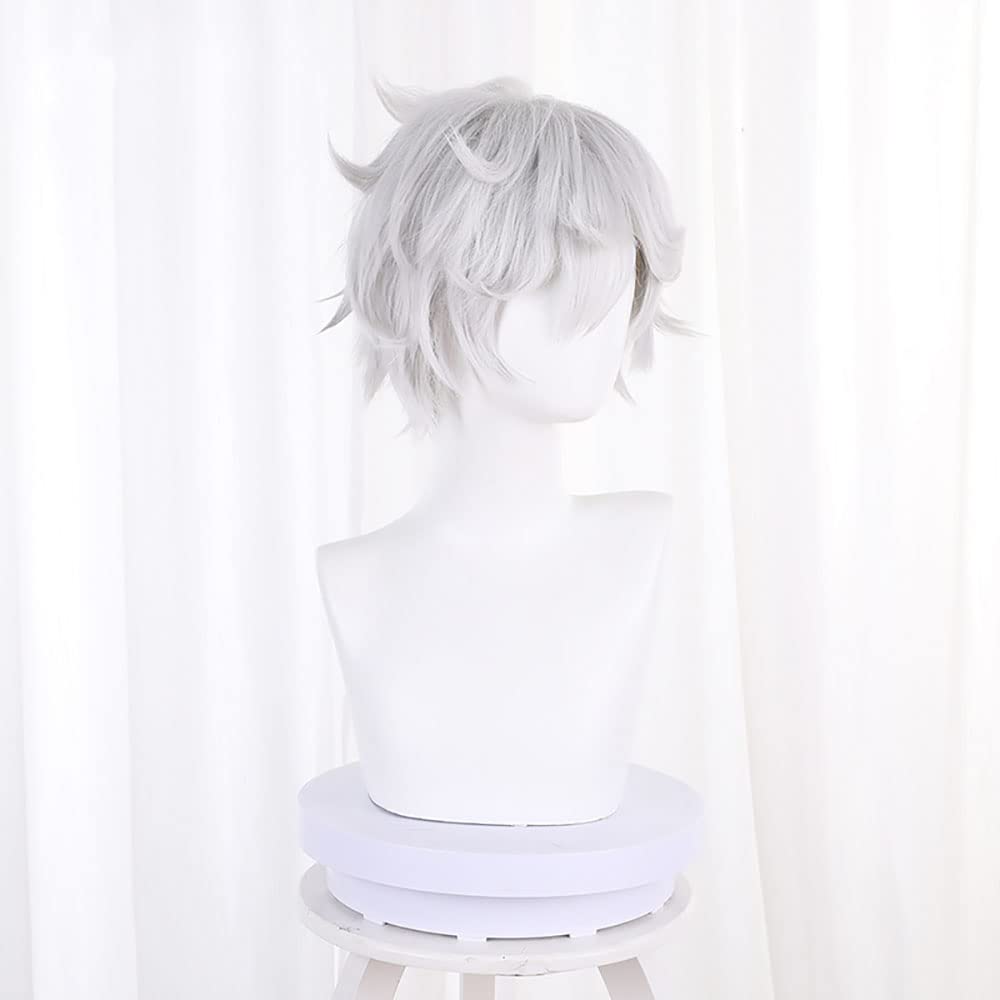 Gabimaru Wig Cosplay Anime Jig - Cosplay Anime White Hair 评论和价格