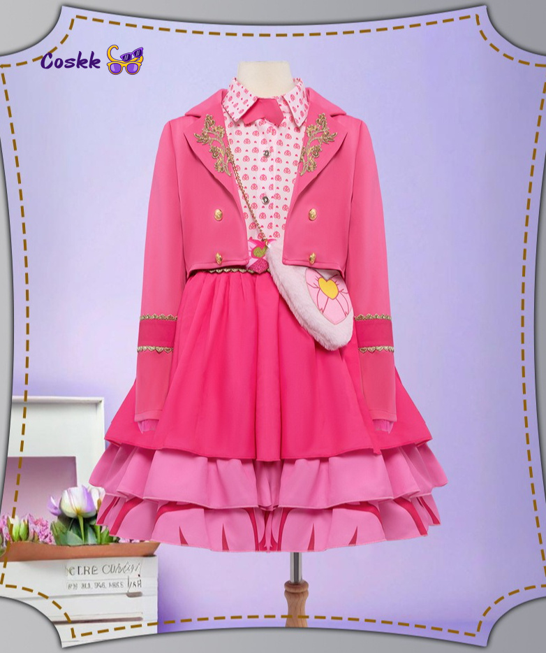 Descendants 5 Cosplay Costume  - Anime Cosplay Pink 评论和价格