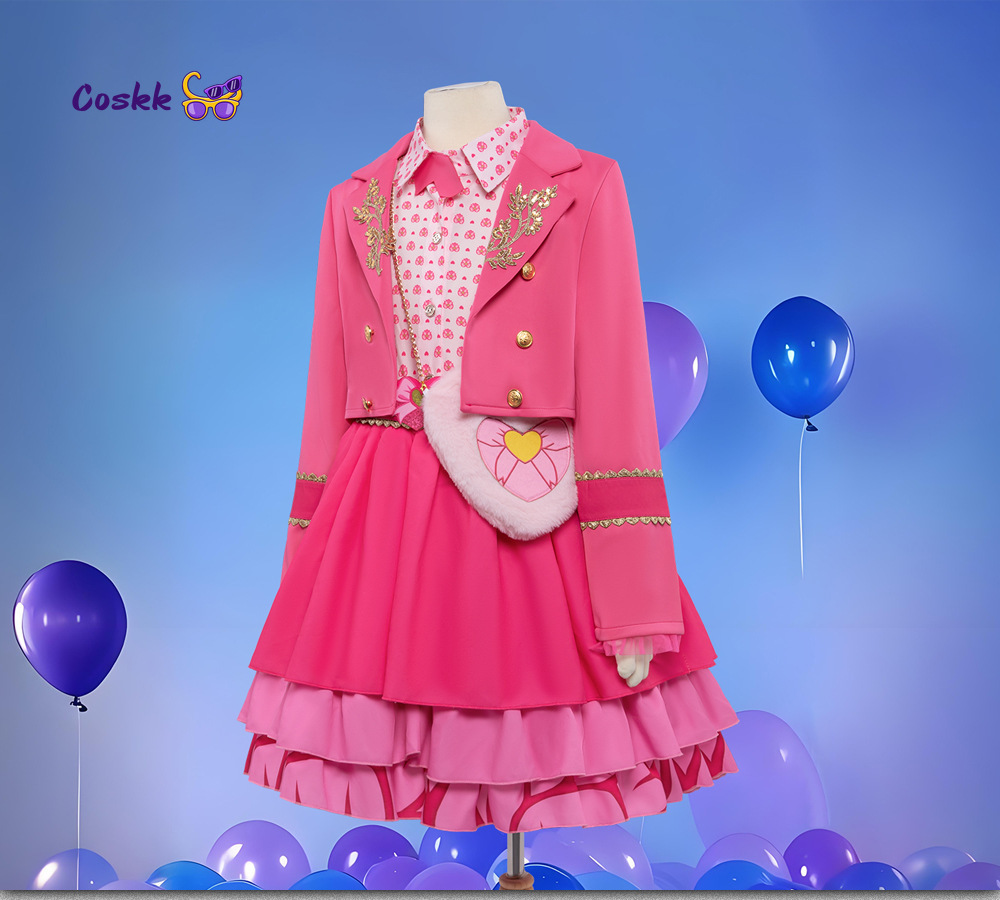 Descendants 5 Cosplay Costume  - Anime Cosplay Pink 评论和价格