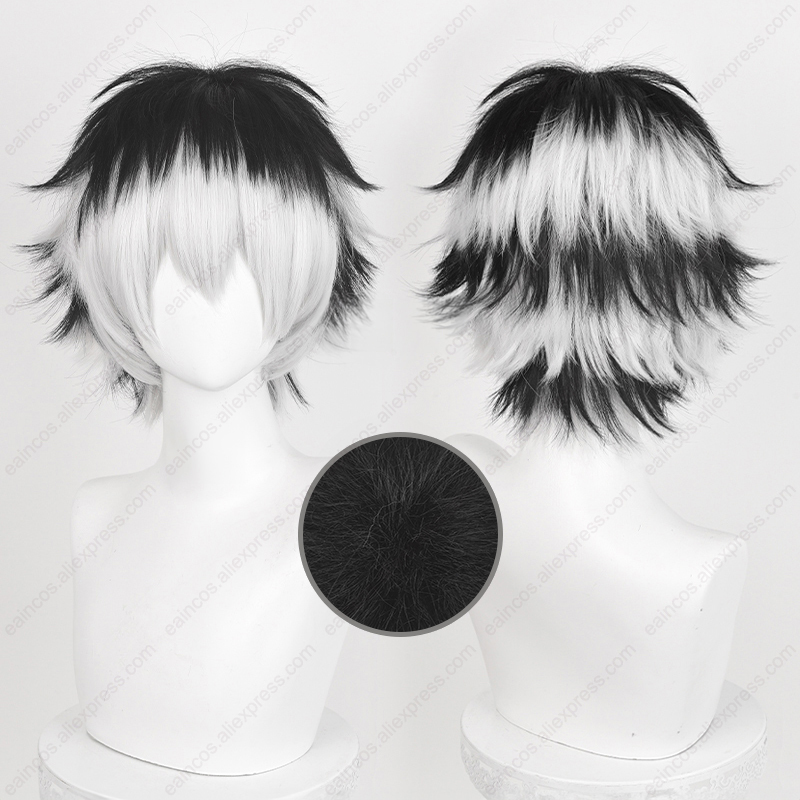 Kotaro Bokuto Cosplay Wig 30cm - Cosplay Anime White Hair 评论和价格