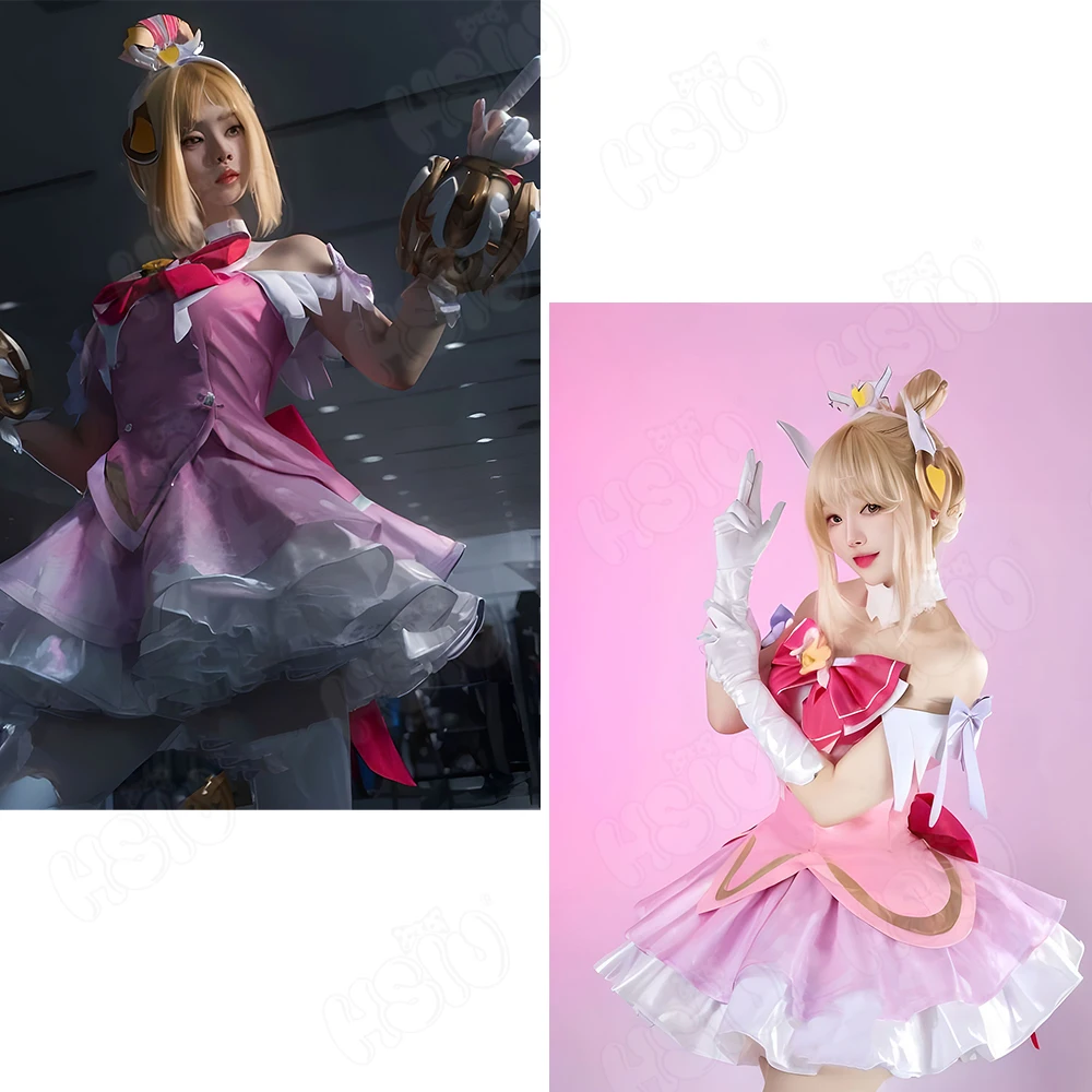 Juno Cosplay Costume Wig HSIU  - Anime Cosplay Pink 评论和价格