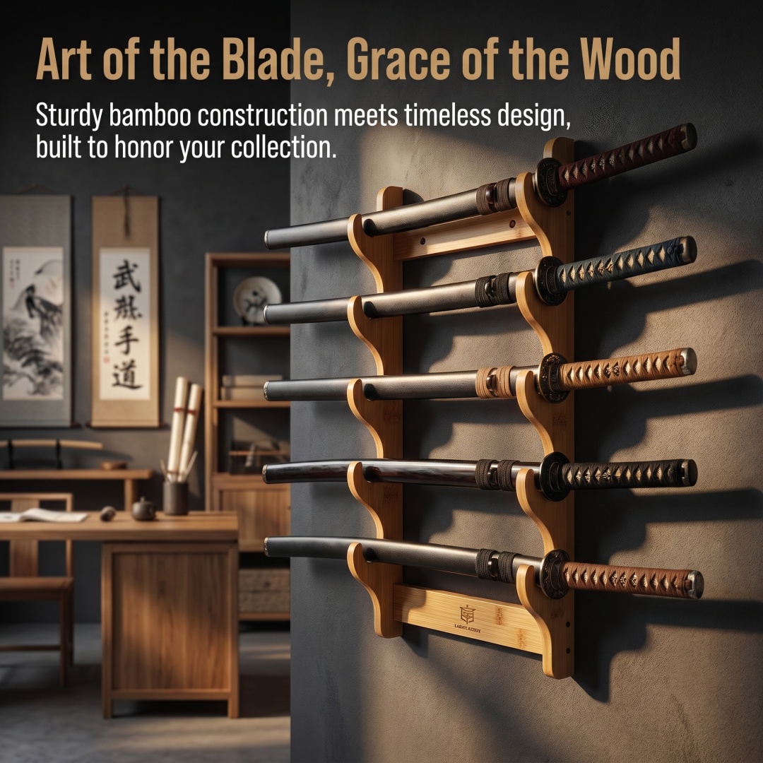 8-Layers Wall Sword Storage Sh - Anime Cosplay Real 评论和价格