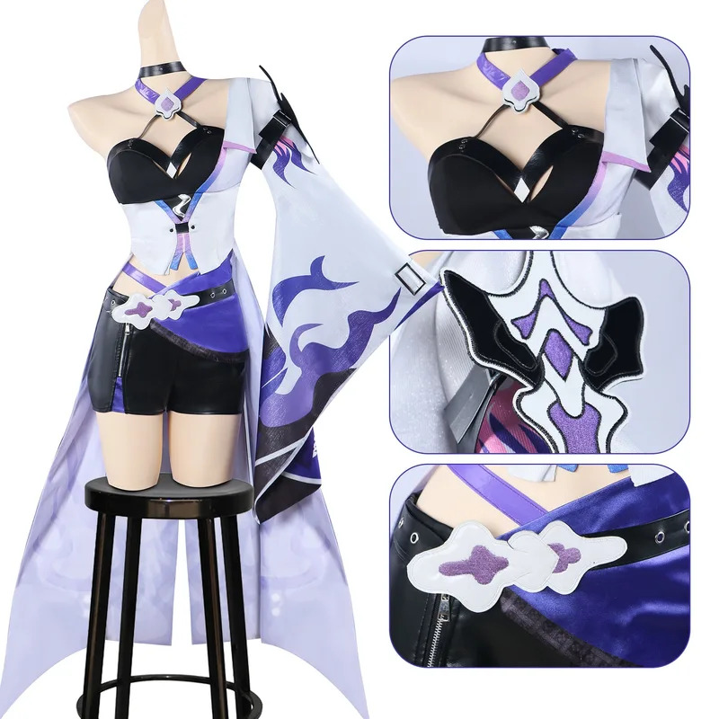 In Stock Acheron Cosplay Costu - Anime Cosplay Youtube Shorts 评论和价格