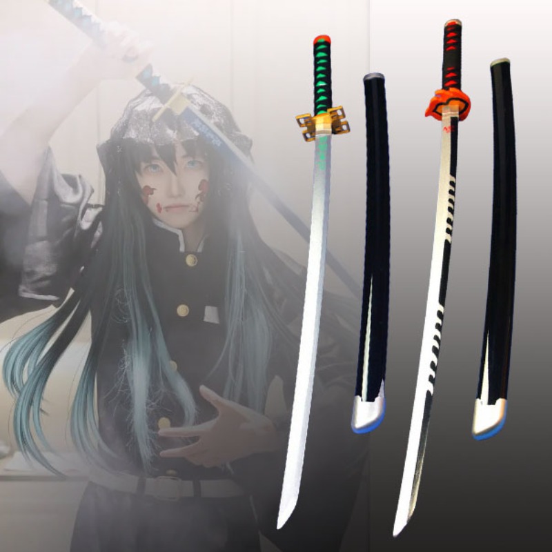 41in/104cm Demon Slayer Katana - Anime Cosplay Real 评论和价格