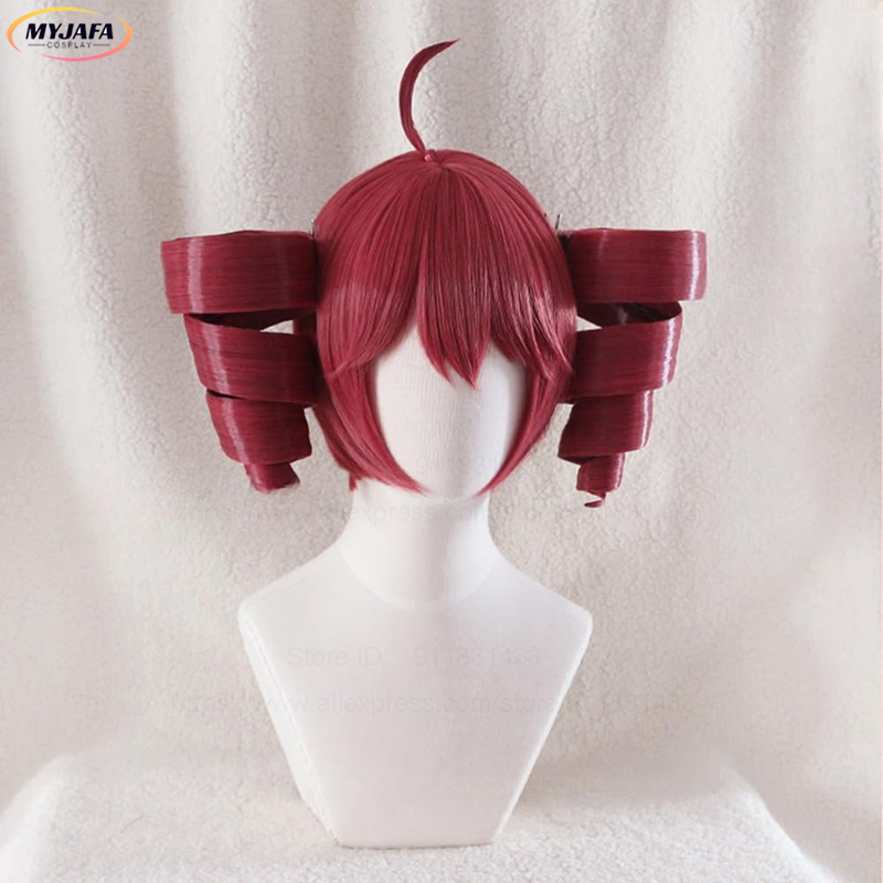 Anime Kasane Teto Cosplay Wig  - Anime Cosplay Red Hair 评论和价格