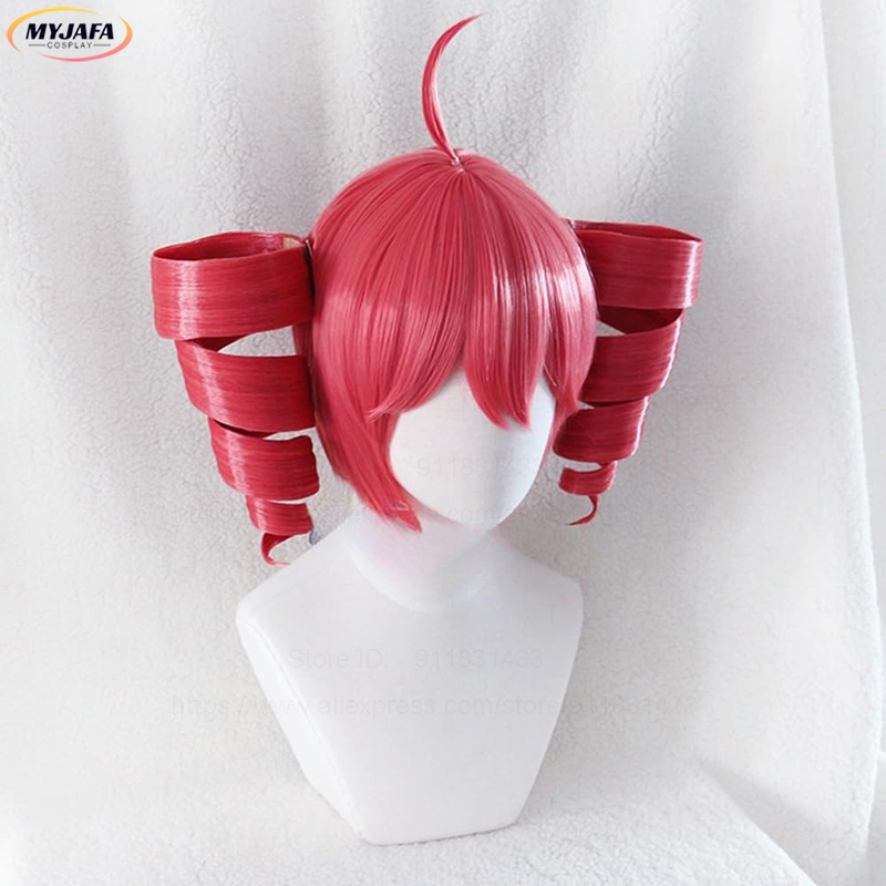 Anime Kasane Teto Cosplay Wig  - Anime Cosplay Red Hair 评论和价格