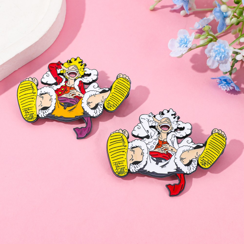 2 Pcs Anime Derivatives Brooch - Anime Cosplay One Piece 评论和价格