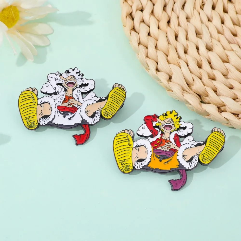 2 Pcs Anime Derivatives Brooch - Anime Cosplay One Piece 评论和价格