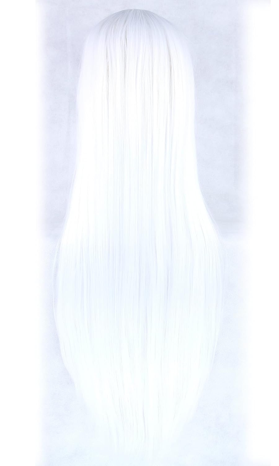 80cm Long Straight Natural Hai - Cosplay Anime White Hair 评论和价格