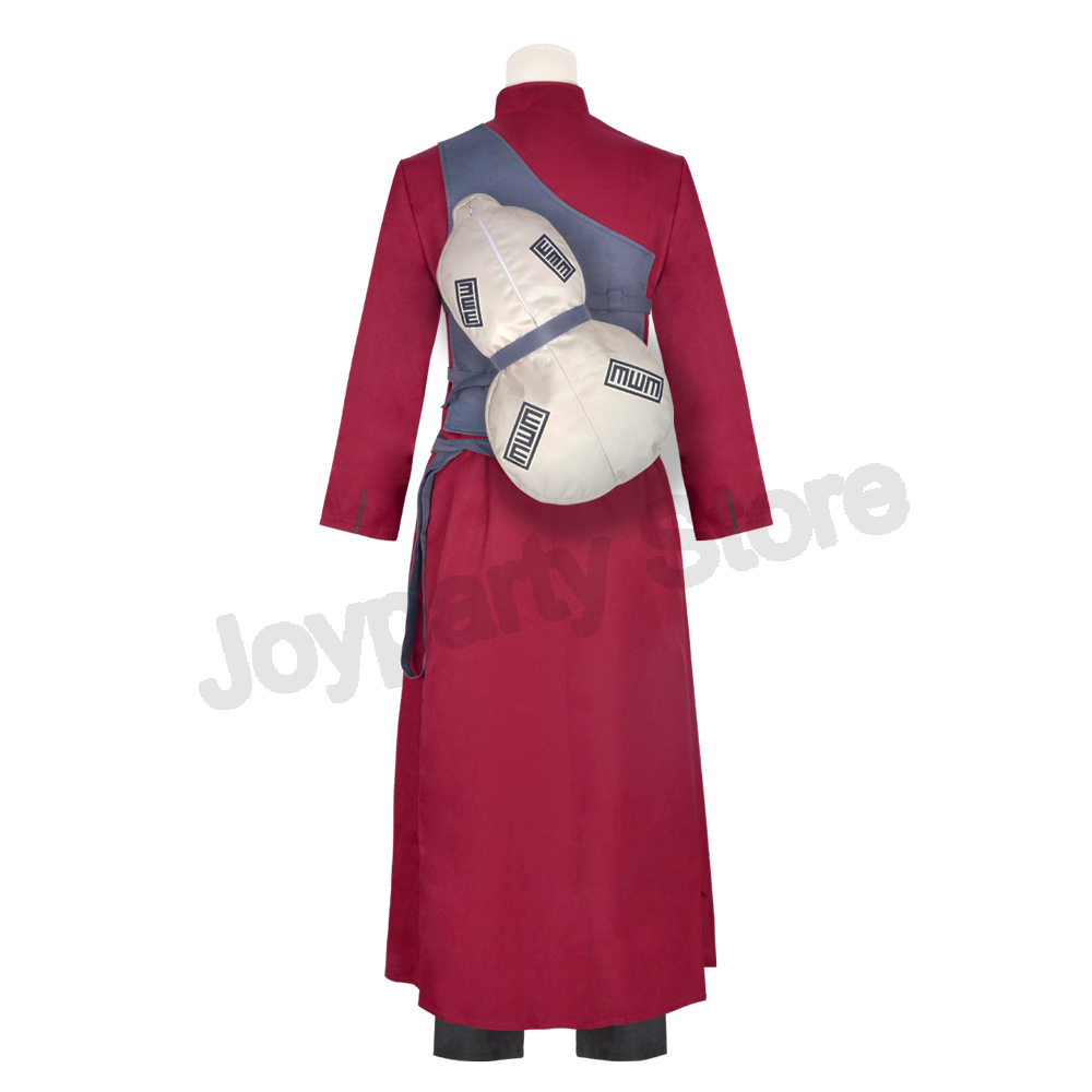 Gaara Cosplay Costume Sand Fiv - Anime Cosplay Red Hair 评论和价格