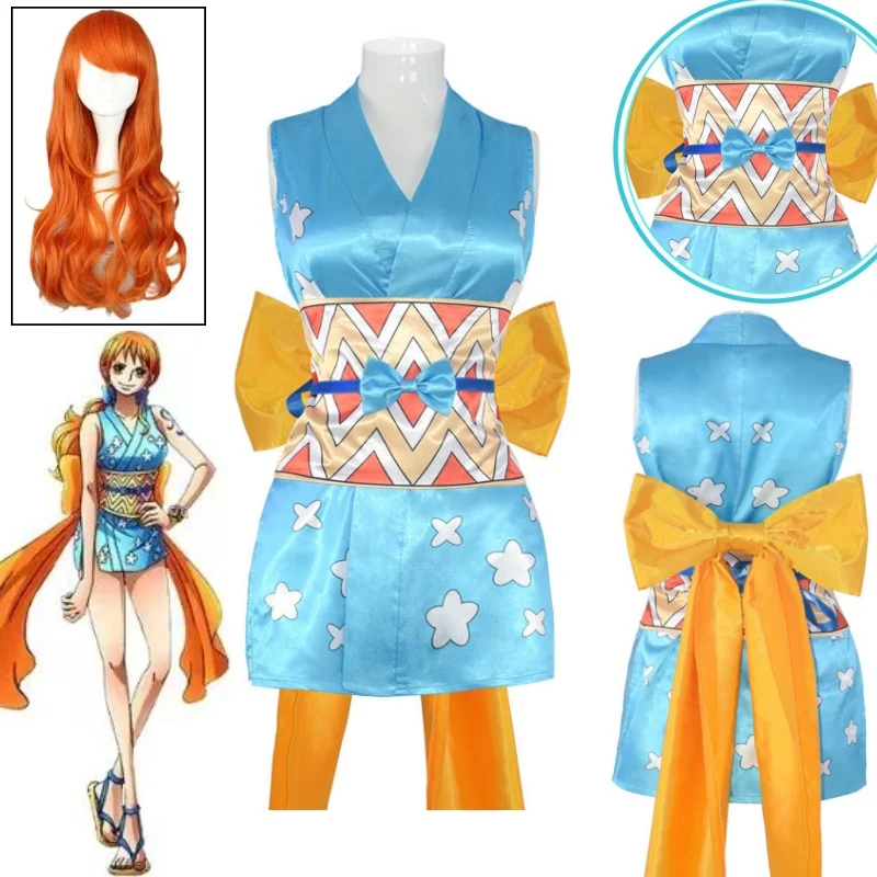 Nami Cosplay Costumes Wig Japa - Anime Cosplay One Piece 评论和价格